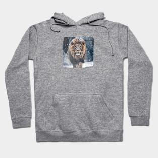 Lion in Winter 01 Hoodie